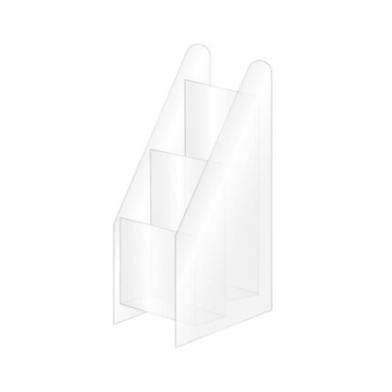 Porta Volante Acrílico de 3 Cuerpos - Base Reforzada