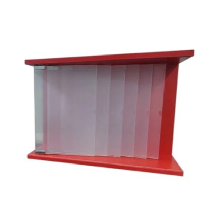 Porta licencias en Acrilico con base de madera