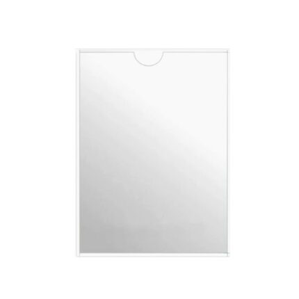 Porta afiche Acrílico A4 con cinta doble contacto Para Pared